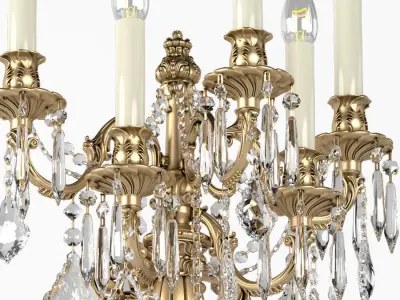 Crystal Wall Sconce Zanaboni 3D model