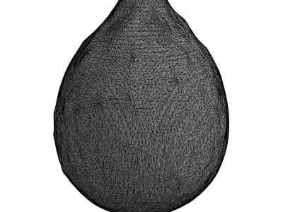 Exotic Gemstone Seed Pod Low-poly 3D model