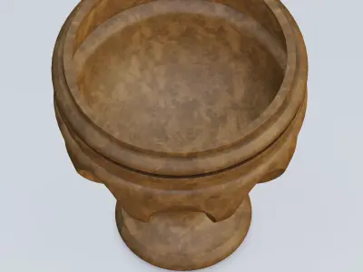 Garden urn planter17 3D model