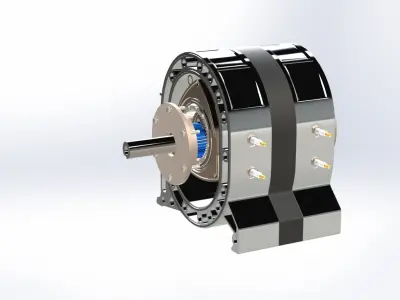 Wankel Engine Design 3D model