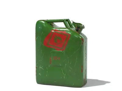 Canister gas can 3D model