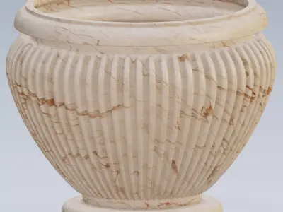 Garden urn planter32 3D model