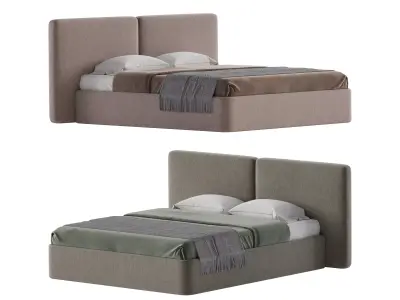 Tadao Bed With Compartment 3D model