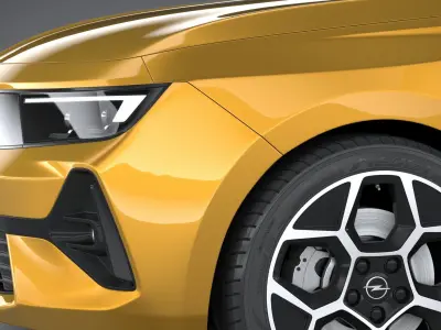 Opel Astra 2022 3D model