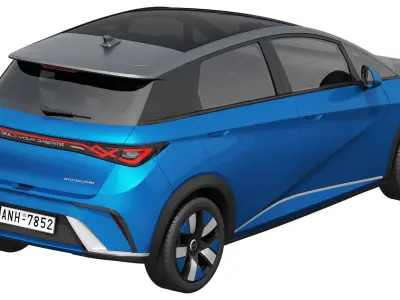 BYD Dolphin 2025 3D model