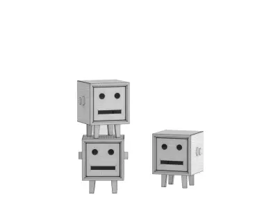 Smile box Free 3D model