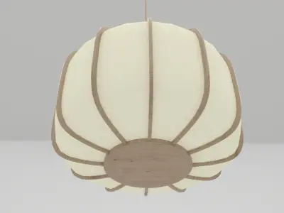 Botan Pendant Light Low-poly 3D model