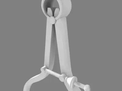 Caliper pair of scissors 3D model
