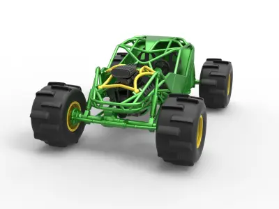 Formula Off Road Scale 1 to 25 3D print model