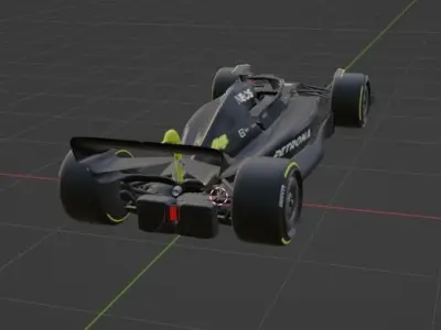 Mercedes F1 W14 3D model