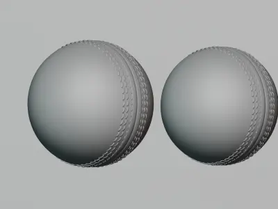 Cricket Ball 3D model
