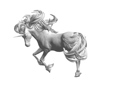 Unicorn 3D model