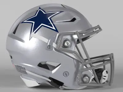 COWBOYS DALLAS Helmet Football NFC East PBR updated 2025 3D model