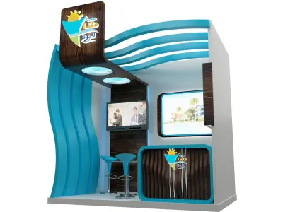 Booth Exhibition Stand a262a  3D model
