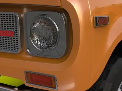 International Harvester Scout 800A 1970 Low-poly 3D model