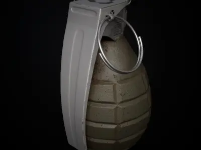 Grendade  Free low-poly 3D model