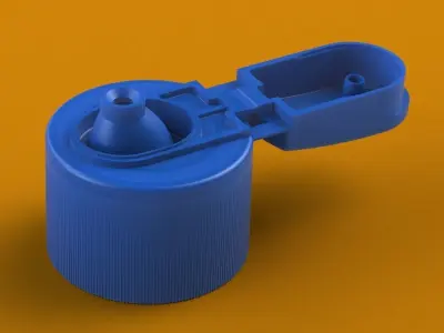 detergent cap 3D print model
