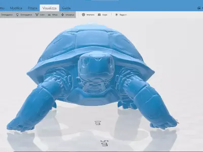 Robot Turtle STL 3D print model