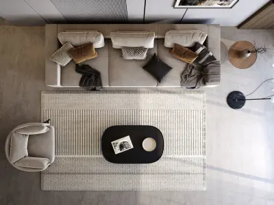 interior living room scene 29 3D model