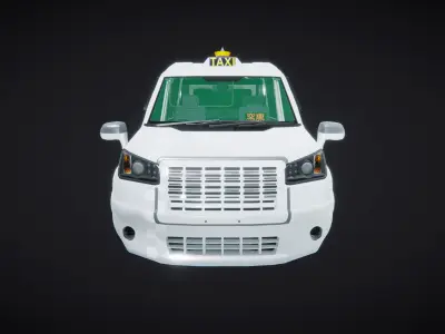 Car Taxi Japanese 02 3D model