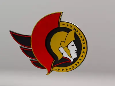 NHL Ottawa Senators Team Logo 3D model