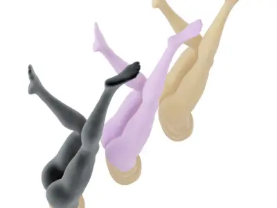 Female mannequin legs in pantyhose 106 3D model