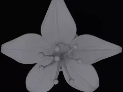 Celestara Crownbloom Extraterrestria Flower for 3D Printing 3D print model