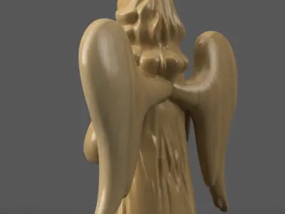 angel for christmas decoration  008 3D print model
