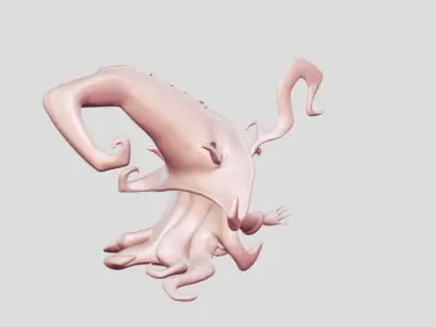 cartoon character magic 3D print model