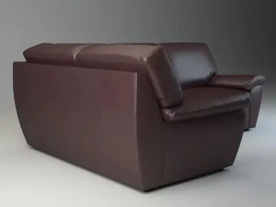Highly Detailed Realistic Corner Sofa Senator 3D model