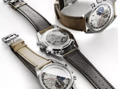 Watch Zenith Chronomaster 3D model