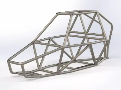 Kartcross Chassis  3D model
