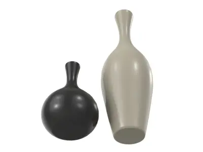 Decorative vase 02 3D model