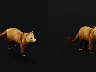 Martens Fisher  Low-poly 3D model