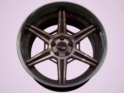 SSR Wheels  Low-poly 3D model