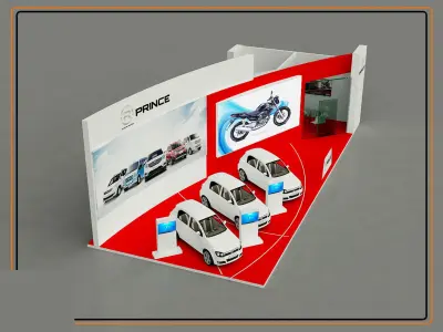 Exhibition stand design  3D model