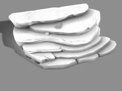 Stone Town Magic Cave - Stone Steps 21 3D model