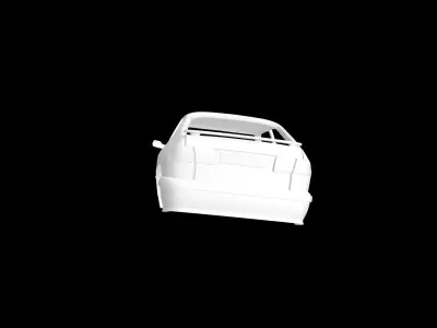 SAAB 9-3 Coupe 3D print model