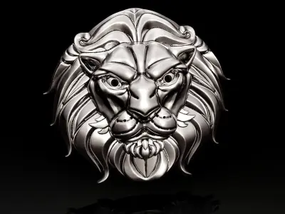 Lion head 3D print model