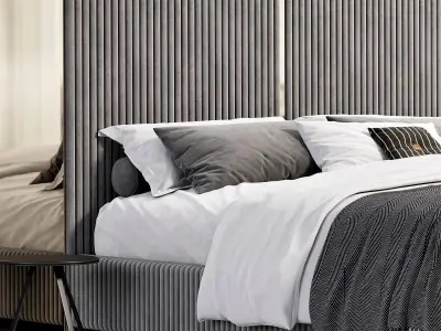 Olivya Luks Bed by Evgor luxury 3D model