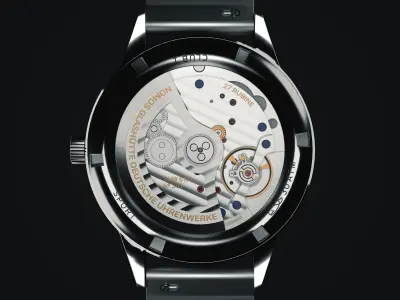 Nomos Club Sport Neomatik 42 Luxury watch with movement 3D model