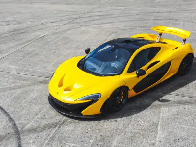 Mclaren P1 2015 Realistic Game Ready Rigged Ready  Low-poly 3D model
