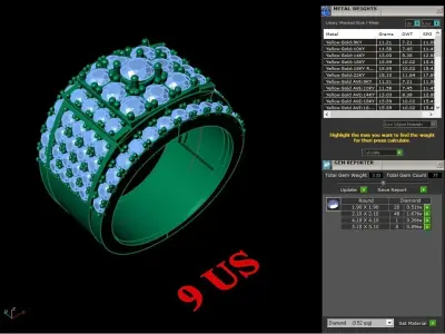 Luxury Men Rings Designs 4MR063 3D print model