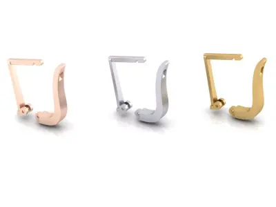 earring back or earring clutch free 3dm stl Free 3D print model