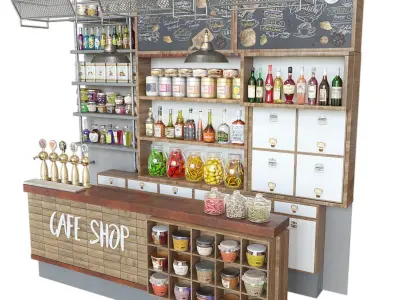 CafeShop coffee shop 3D model
