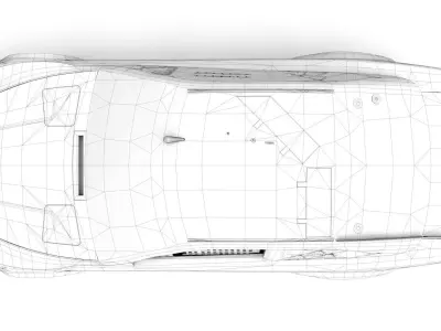 Toyota Camry XSE NASCAR Low-poly 3D model
