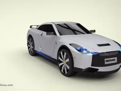 Nissan GT-R Free 3D model