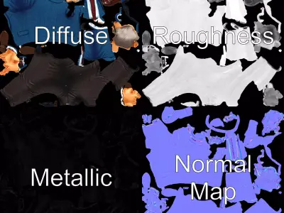 Wise Librarian Character model pack Low-poly 3D model