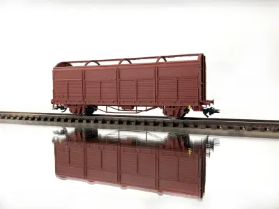 ROLLS-0028 SJ Litt Fb tall top Gondola freight car in H0-scale 3D print model