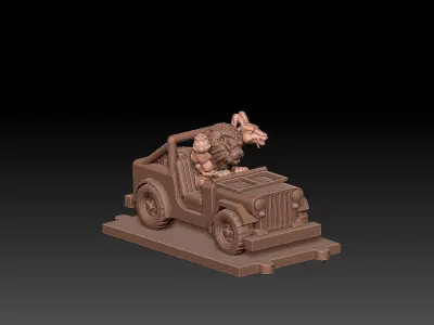 Che Cho and Chu TUSSLE FOR VICTORY 3D print model